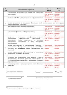Образец заполнения заявления в НРС строителей. Страница 6 Новочебоксарск Специалисты для СРО НРС - внесение и предоставление готовых